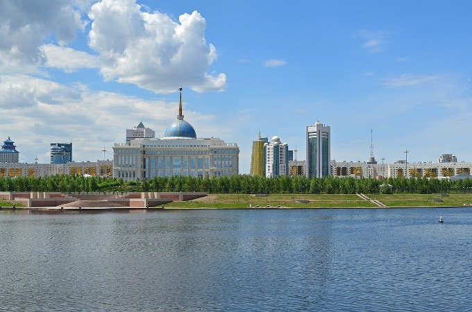 Panorama sulla città di Astana
