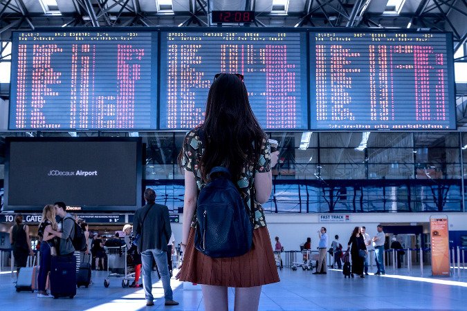 Tabellone orari aeroporto