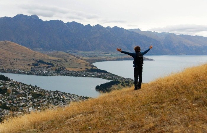 In pausa in Nuova Zelanda