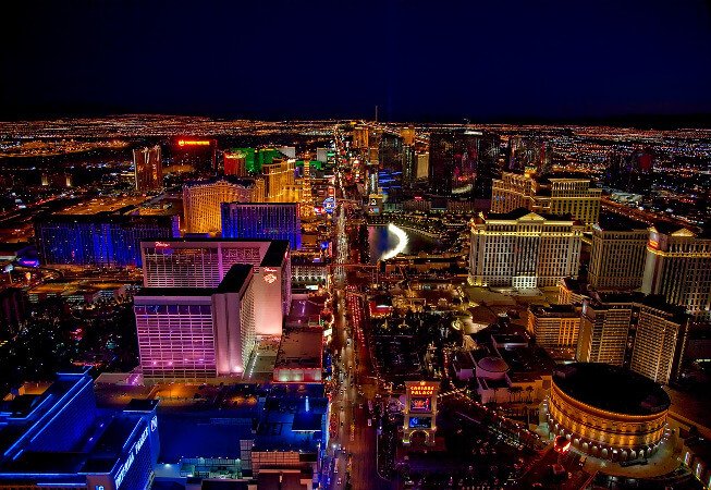 Las Vegas dall'alto