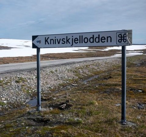 Cartello per Knivskjellodden