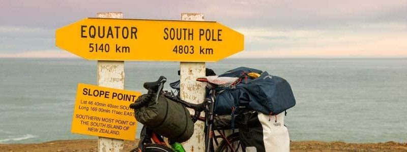 Nuova Zelanda in bicicletta , inizio di una avventura