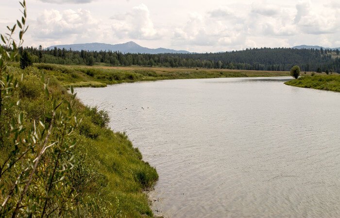 Snake River a Colter Bay