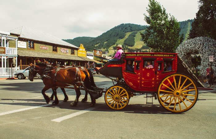 Carrozza a Jackson Hole