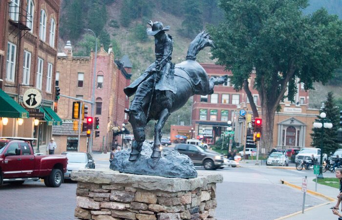 Statua a Wild Bill, Deadwood