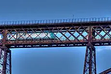 Treno sul Ponte San Michele