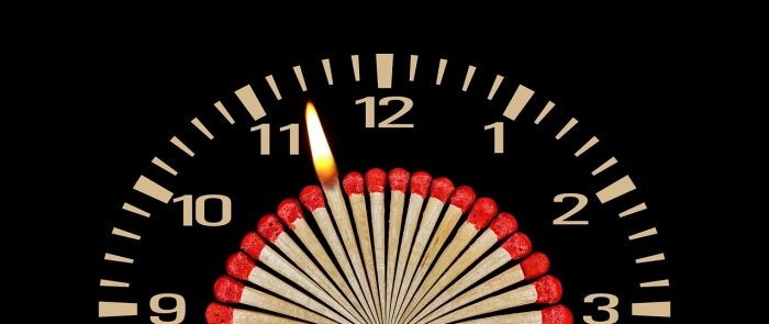 Burning Clock