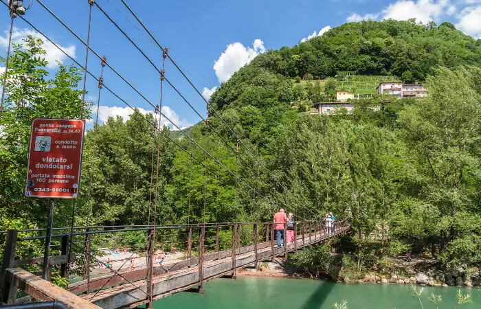 Ponte sospeso di Ubiale Clanezzo
