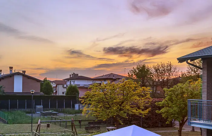 Conoscere Comun Nuovo, in provincia di Bergamo 3 Tramonto a Comun Nuovo