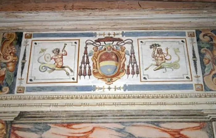 Sala degli stemmi alla Rocca di Urgnano