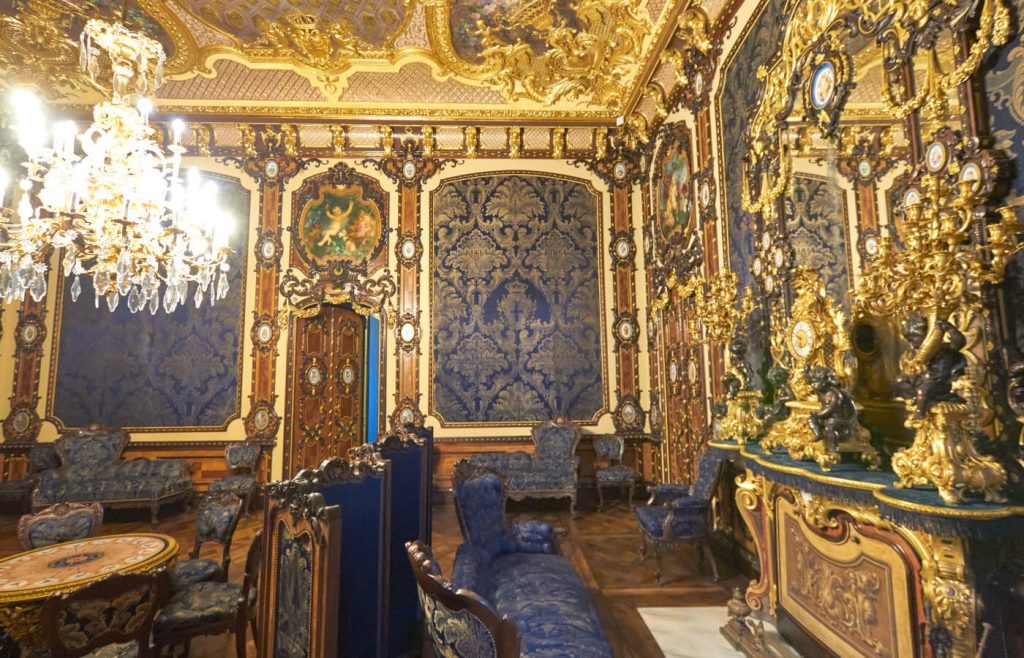 Salotto Blu del Castello di Moncalieri