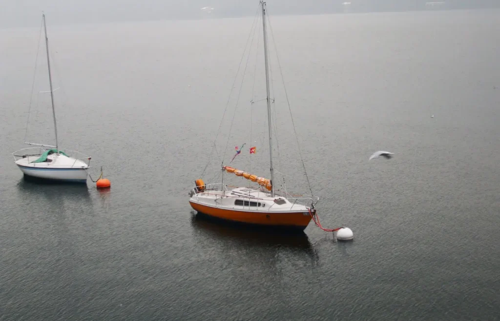 Barca sul lago di Lugano
