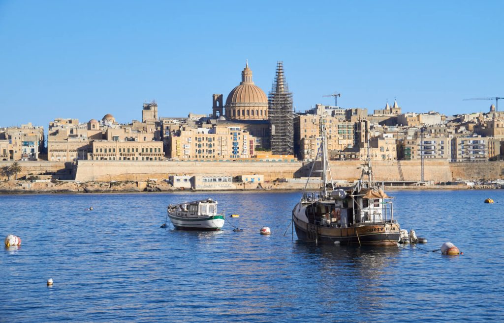 Vista su La Valletta