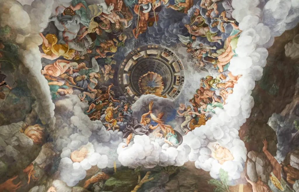 Soffitto di Palazzo Te a Mantova