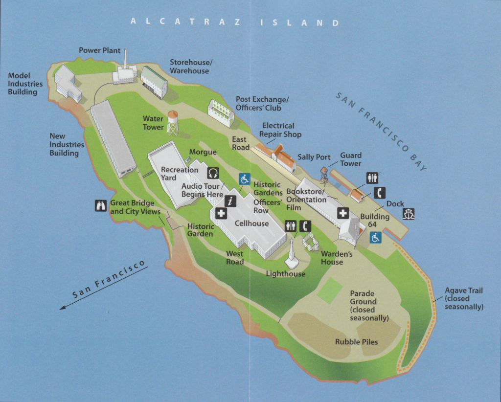 Mappa di Alcatraz