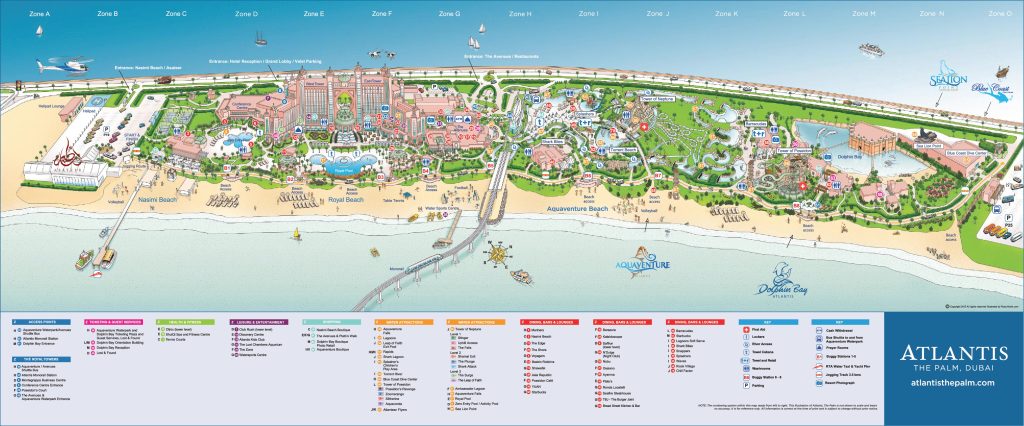 Mappa Atlantis Dubai