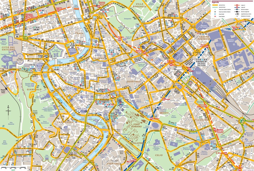 Mappa Bus di Roma