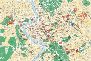 Mappa Principali Monumenti Roma