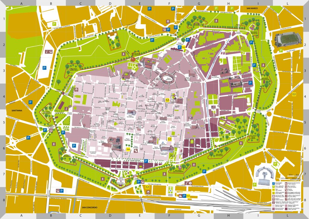 Mappa di Lucca
