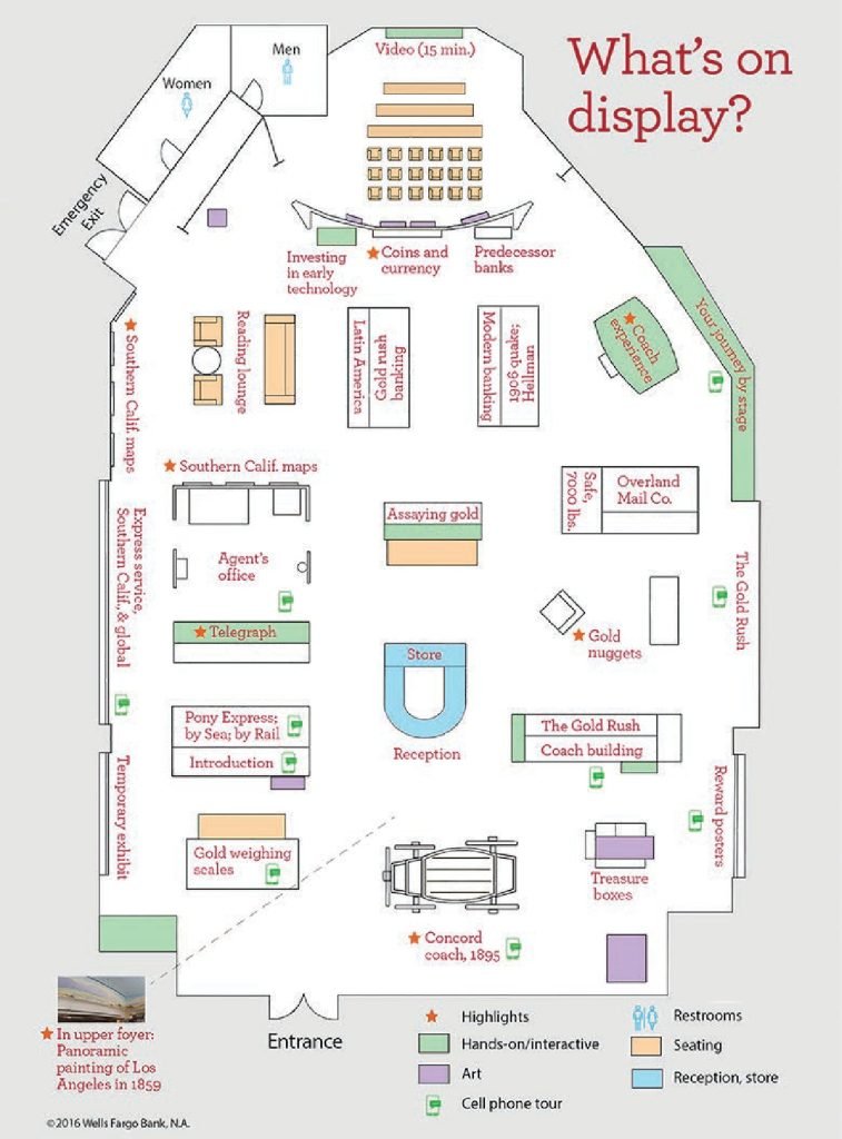 Mappa Weels Fargo Museum