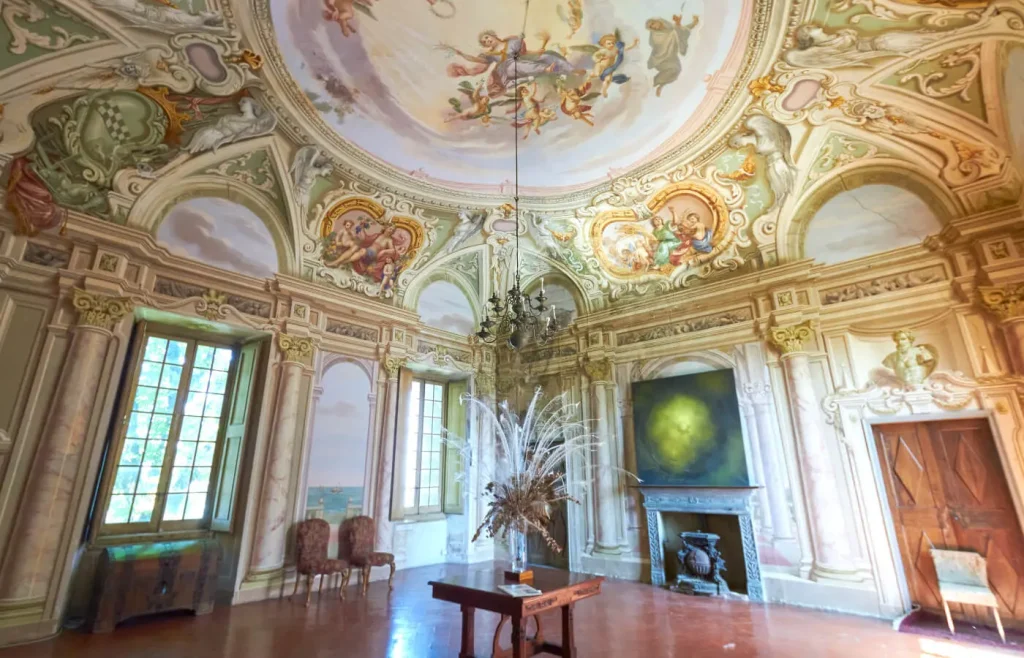 Interno del Castello di Morsasco