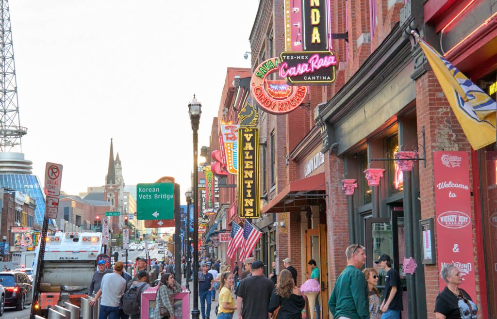 Chattanooga Nashville Itinerario