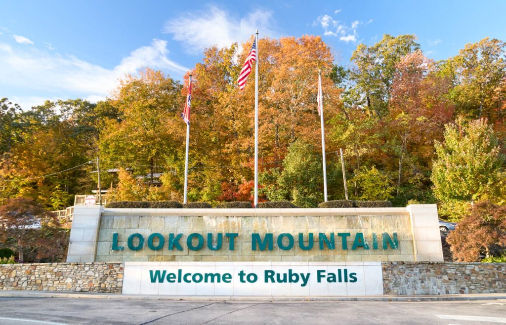 Ruby Falls Chattanoga Itinerario