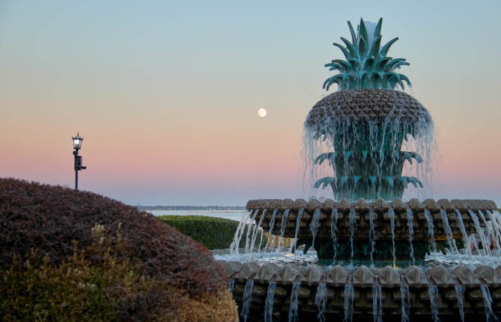Charleston Pineapple Fountain