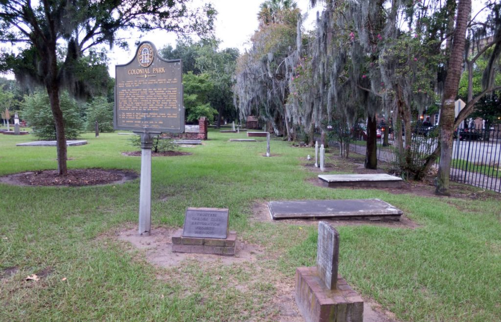Colonial Park Cemetery Savannah
