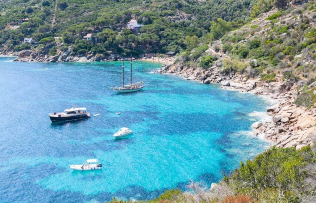 spiagge isola del giglio