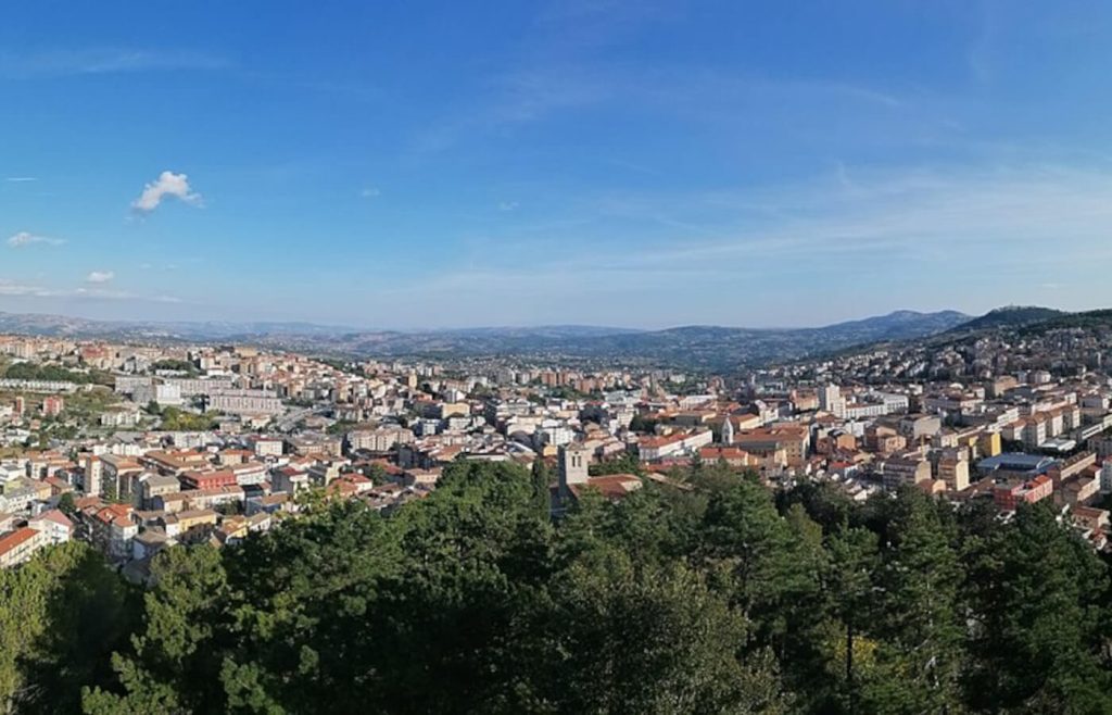 Vista su Campobasso in Molise