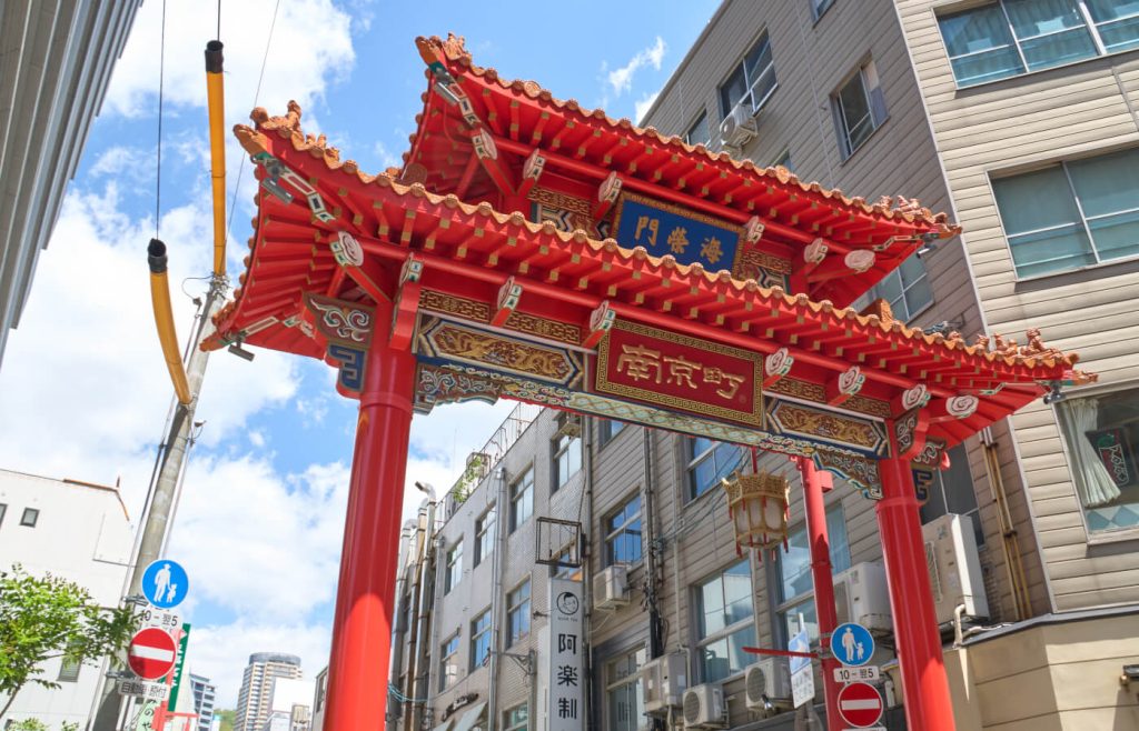 Ingresso alla Chinatown di Kobe