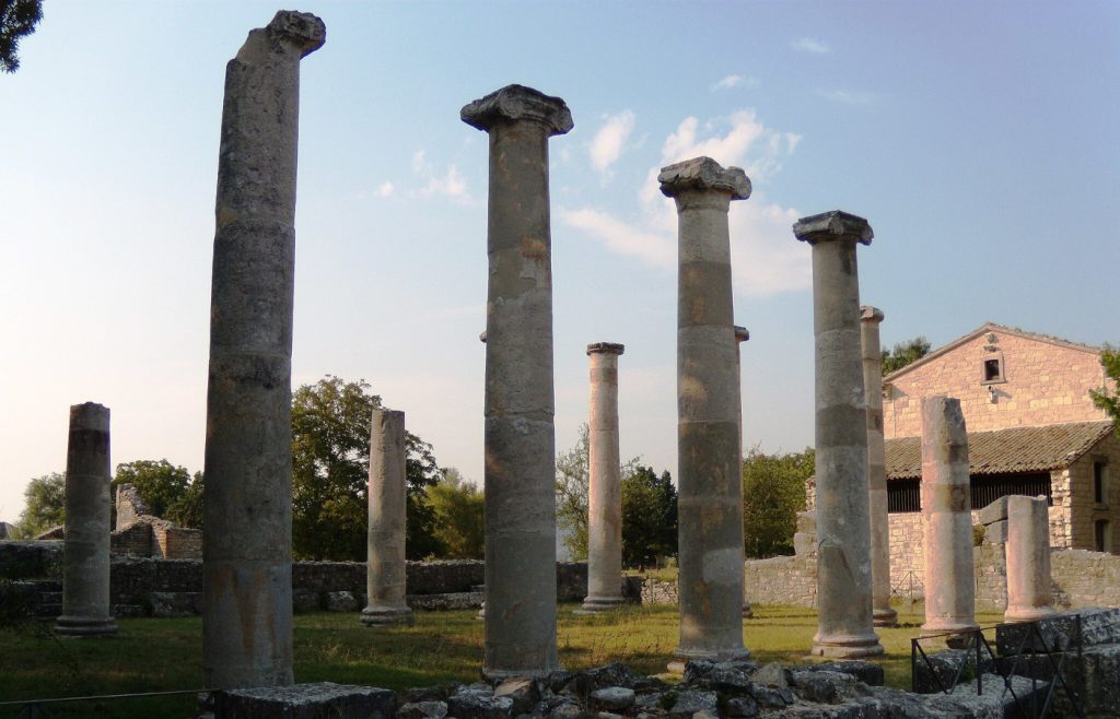 Particolare della citt&agrave; di Sepino in Molise