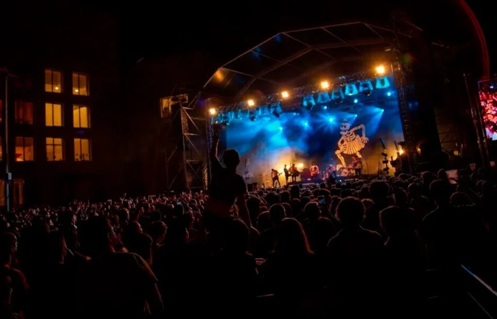 Concerto ad Abandoibarra durante Aste Nagusia a Bilbao