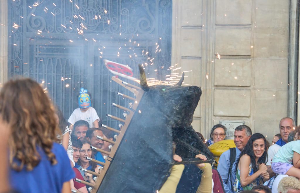 toro de fuego semana grande bilbao