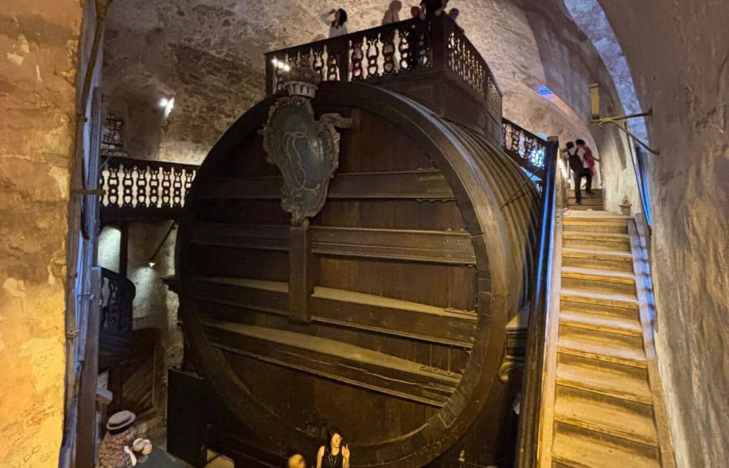 Botte di vino al castello di Heidelberg