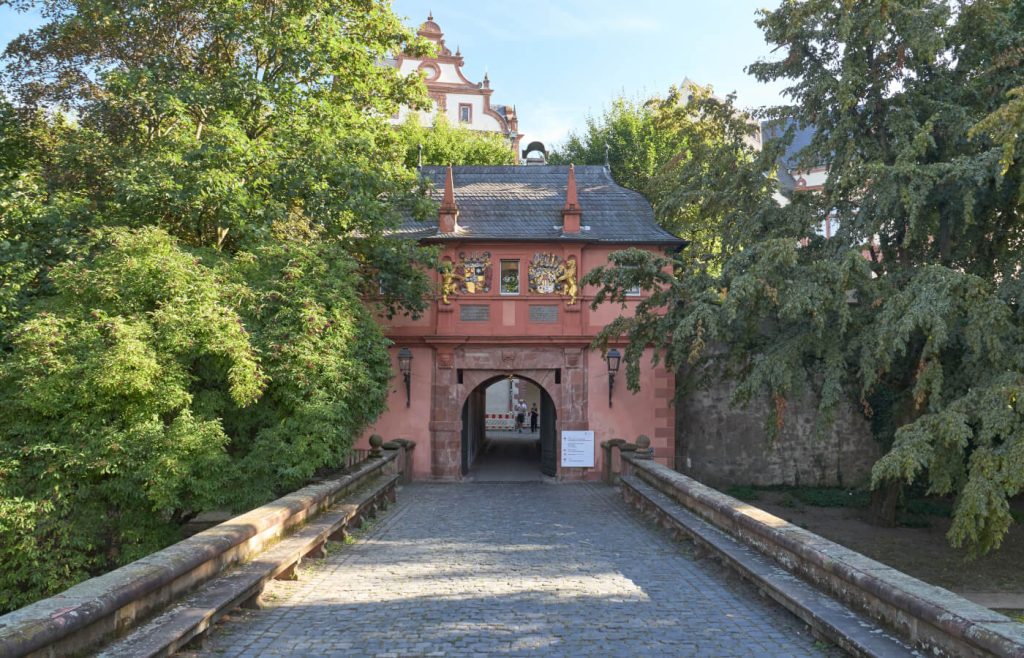 Il castello di Darmstadt in Germania