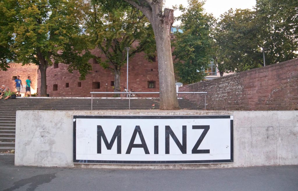 Mainz scritta 