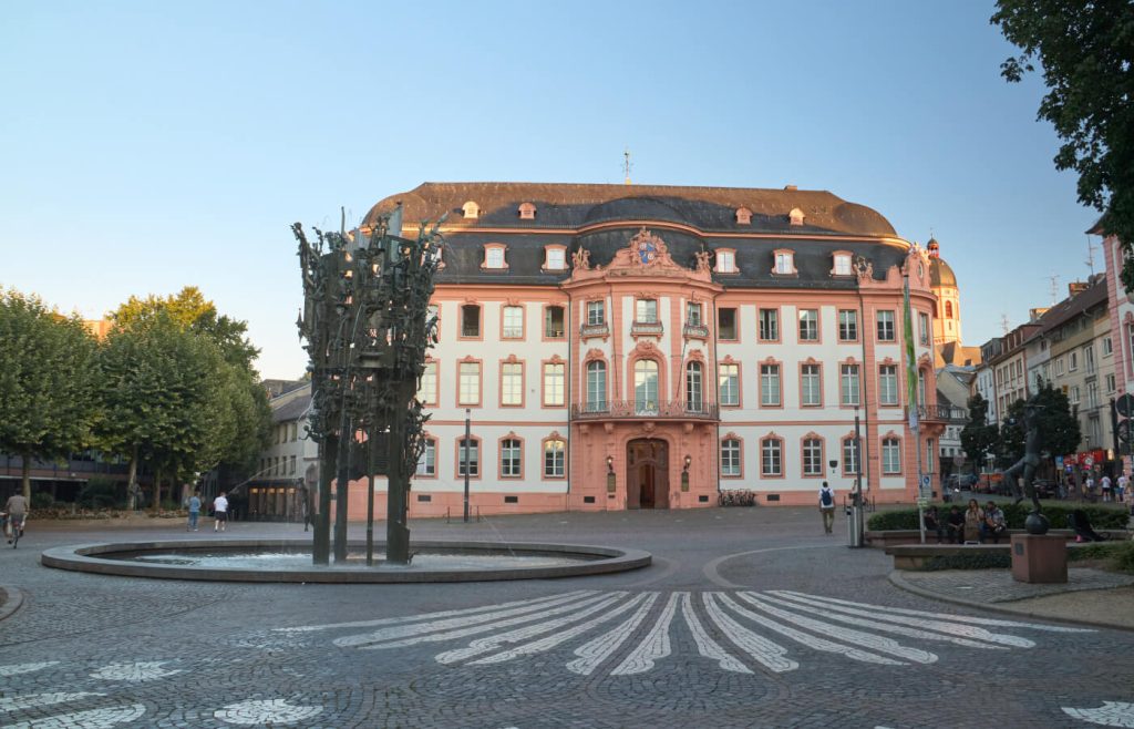La piazza principale di Mainz - Magonza in Germania