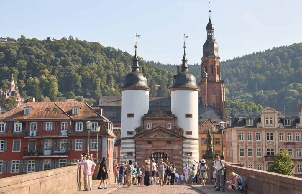 Ponte Vecchio Alte Brucke ad Heidelberg