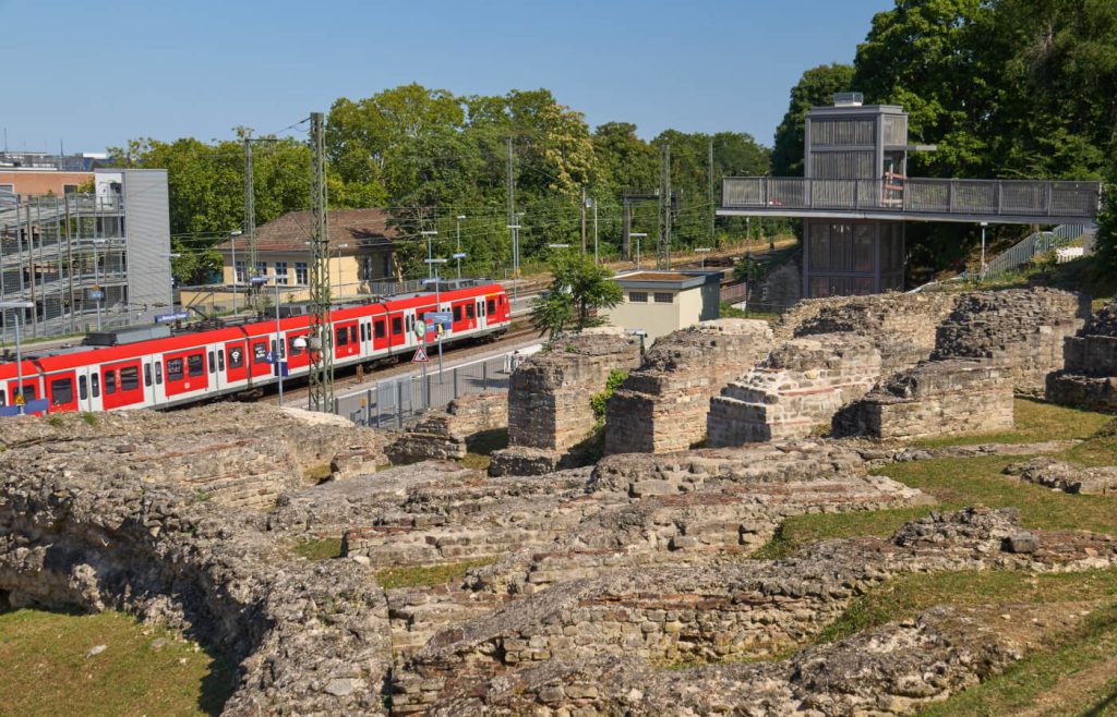 La stazione dei treni di Mainz