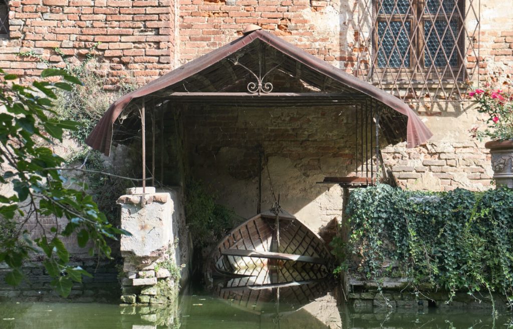 Il retro del Castello di Padernello
