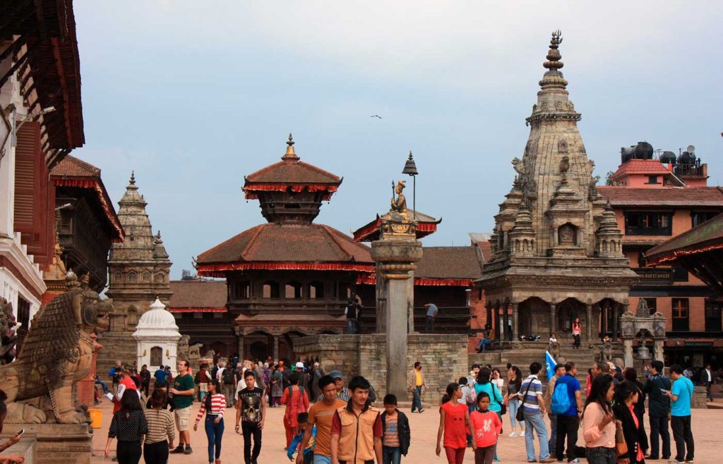 Bisket Jatra a Bhaktapur, Nepal