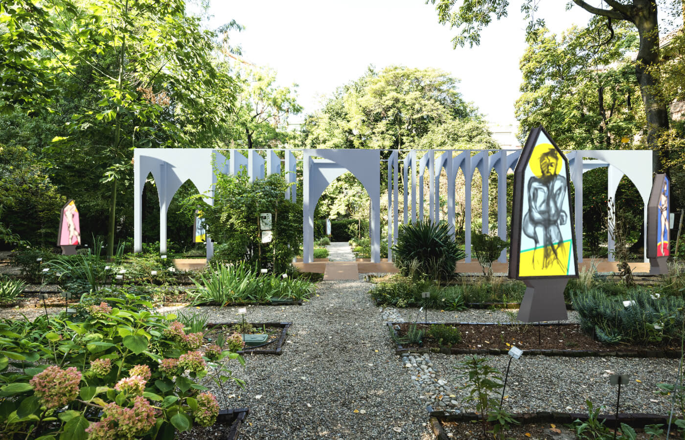 Orto botanico di Brera installazione Fuorisalone Milano 2026