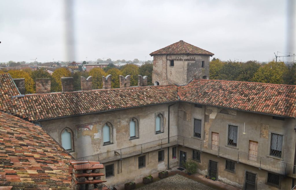 Vista dal castello di Romano di Lombardia