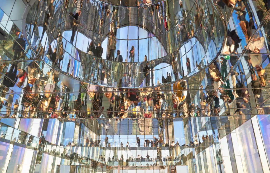 Dettagli interni del Summit One Vanderbilt New York